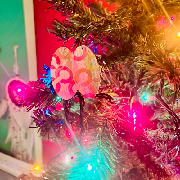 Custom Leather Lux & Designer Earrings- Dooney, Coach, Kate, LV, GUCCI, MK - Picture 15 of 15